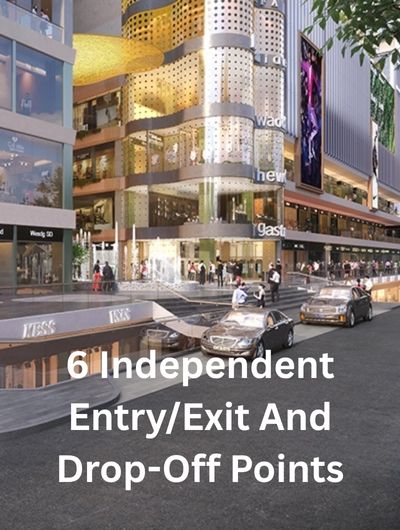Iris Broadway Greater Noida West Commercial Property For sale with Pre leased Rental Income and assured Rental Income
